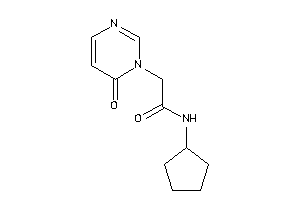 N-cyclopentyl-2-(6-ketopyrimidin-1-yl)acetamide