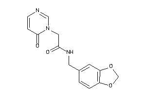 2-(6-ketopyrimidin-1-yl)-N-piperonyl-acetamide