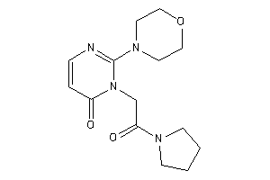 3-(2-keto-2-pyrrolidino-ethyl)-2-morpholino-pyrimidin-4-one