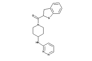 2,3-dihydrobenzothiophen-2-yl-[4-(pyridazin-3-ylamino)piperidino]methanone