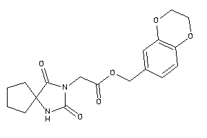 2-(2,4-diketo-1,3-diazaspiro[4.4]nonan-3-yl)acetic Acid 2,3-dihydro-1,4-benzodioxin-6-ylmethyl Ester