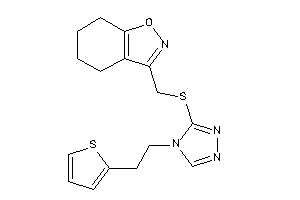 3-[[[4-[2-(2-thienyl)ethyl]-1,2,4-triazol-3-yl]thio]methyl]-4,5,6,7-tetrahydroindoxazene