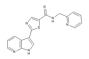 N-(2-pyridylmethyl)-2-(1H-pyrrolo[2,3-b]pyridin-3-yl)thiazole-5-carboxamide