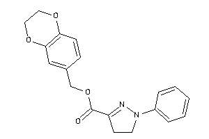 1-phenyl-2-pyrazoline-3-carboxylic Acid 2,3-dihydro-1,4-benzodioxin-6-ylmethyl Ester