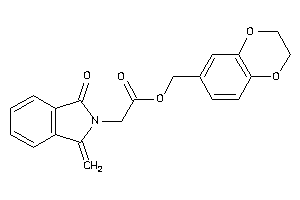 2-(1-keto-3-methylene-isoindolin-2-yl)acetic Acid 2,3-dihydro-1,4-benzodioxin-6-ylmethyl Ester