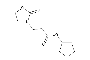 3-(2-ketooxazolidin-3-yl)propionic Acid Cyclopentyl Ester