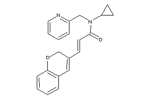 3-(2H-chromen-3-yl)-N-cyclopropyl-N-(2-pyridylmethyl)acrylamide