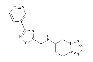 [3-(3-pyridyl)-1,2,4-oxadiazol-5-yl]methyl-(5,6,7,8-tetrahydro-[1,2,4]triazolo[1,5-a]pyridin-6-yl)amine