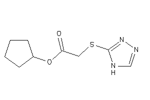 2-(4H-1,2,4-triazol-3-ylthio)acetic Acid Cyclopentyl Ester