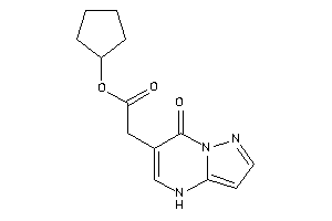 2-(7-keto-4H-pyrazolo[1,5-a]pyrimidin-6-yl)acetic Acid Cyclopentyl Ester