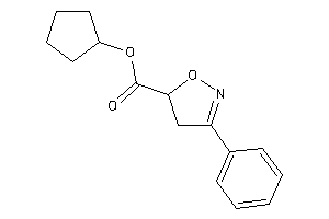 3-phenyl-2-isoxazoline-5-carboxylic Acid Cyclopentyl Ester