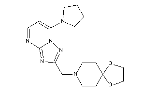 8-[(7-pyrrolidino-[1,2,4]triazolo[1,5-a]pyrimidin-2-yl)methyl]-1,4-dioxa-8-azaspiro[4.5]decane