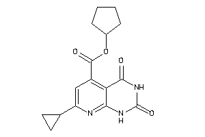 7-cyclopropyl-2,4-diketo-1H-pyrido[2,3-d]pyrimidine-5-carboxylic Acid Cyclopentyl Ester