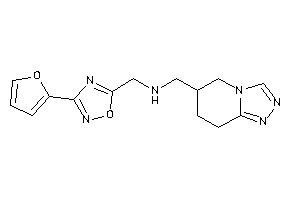 [3-(2-furyl)-1,2,4-oxadiazol-5-yl]methyl-(5,6,7,8-tetrahydro-[1,2,4]triazolo[4,3-a]pyridin-6-ylmethyl)amine