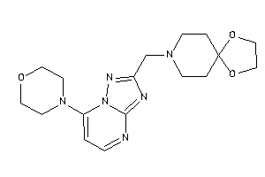 8-[(7-morpholino-[1,2,4]triazolo[1,5-a]pyrimidin-2-yl)methyl]-1,4-dioxa-8-azaspiro[4.5]decane