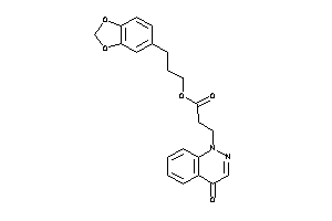 3-(4-ketocinnolin-1-yl)propionic Acid 3-(1,3-benzodioxol-5-yl)propyl Ester