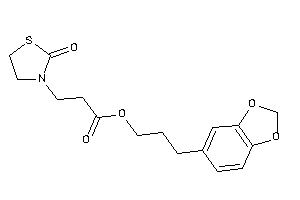 3-(2-ketothiazolidin-3-yl)propionic Acid 3-(1,3-benzodioxol-5-yl)propyl Ester