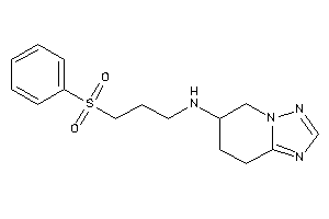 3-besylpropyl(5,6,7,8-tetrahydro-[1,2,4]triazolo[1,5-a]pyridin-6-yl)amine