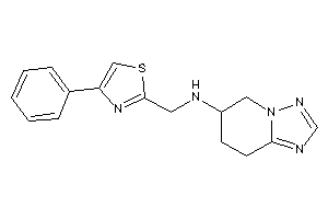 (4-phenylthiazol-2-yl)methyl-(5,6,7,8-tetrahydro-[1,2,4]triazolo[1,5-a]pyridin-6-yl)amine