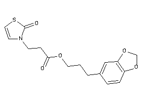 3-(2-keto-4-thiazolin-3-yl)propionic Acid 3-(1,3-benzodioxol-5-yl)propyl Ester