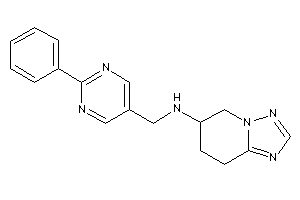 (2-phenylpyrimidin-5-yl)methyl-(5,6,7,8-tetrahydro-[1,2,4]triazolo[1,5-a]pyridin-6-yl)amine