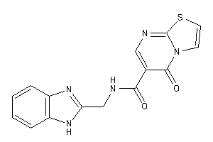 N-(1H-benzimidazol-2-ylmethyl)-5-keto-thiazolo[3,2-a]pyrimidine-6-carboxamide