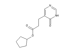 3-(6-keto-1H-pyrimidin-5-yl)propionic Acid Cyclopentyl Ester