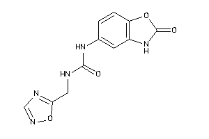 1-(2-keto-3H-1,3-benzoxazol-5-yl)-3-(1,2,4-oxadiazol-5-ylmethyl)urea