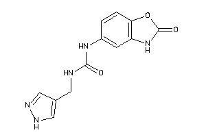 1-(2-keto-3H-1,3-benzoxazol-5-yl)-3-(1H-pyrazol-4-ylmethyl)urea