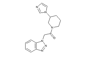 Image of 2-(benzotriazol-1-yl)-1-(3-imidazol-1-ylpiperidino)ethanone