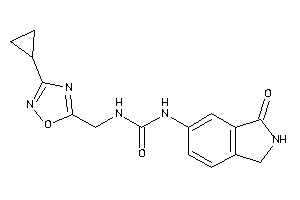 1-[(3-cyclopropyl-1,2,4-oxadiazol-5-yl)methyl]-3-(3-ketoisoindolin-5-yl)urea