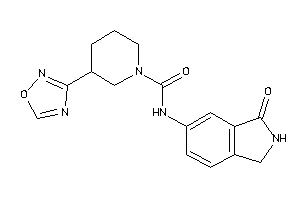 N-(3-ketoisoindolin-5-yl)-3-(1,2,4-oxadiazol-3-yl)piperidine-1-carboxamide