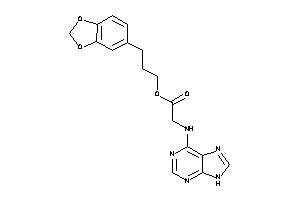 2-(9H-purin-6-ylamino)acetic Acid 3-(1,3-benzodioxol-5-yl)propyl Ester