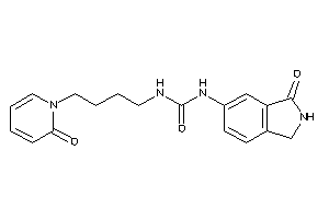 1-(3-ketoisoindolin-5-yl)-3-[4-(2-keto-1-pyridyl)butyl]urea