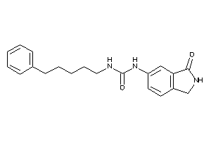 1-(3-ketoisoindolin-5-yl)-3-(5-phenylpentyl)urea