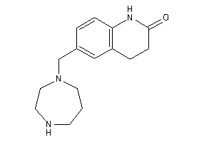 6-(1,4-diazepan-1-ylmethyl)-3,4-dihydrocarbostyril