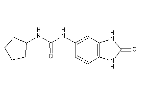 1-cyclopentyl-3-(2-keto-1,3-dihydrobenzimidazol-5-yl)urea