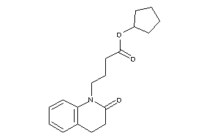 Image of 4-(2-keto-3,4-dihydroquinolin-1-yl)butyric Acid Cyclopentyl Ester