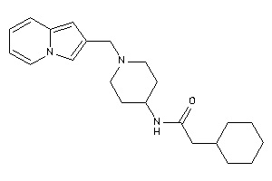 2-cyclohexyl-N-[1-(indolizin-2-ylmethyl)-4-piperidyl]acetamide