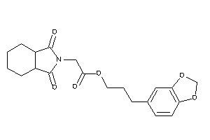 2-(1,3-diketo-3a,4,5,6,7,7a-hexahydroisoindol-2-yl)acetic Acid 3-(1,3-benzodioxol-5-yl)propyl Ester