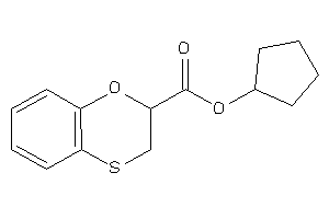 2,3-dihydro-1,4-benzoxathiine-2-carboxylic Acid Cyclopentyl Ester