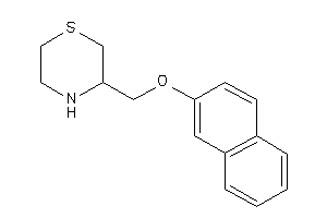 3-(2-naphthoxymethyl)thiomorpholine