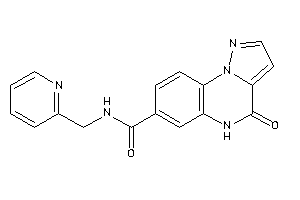 4-keto-N-(2-pyridylmethyl)-5H-pyrazolo[1,5-a]quinoxaline-7-carboxamide