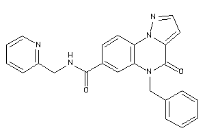 5-benzyl-4-keto-N-(2-pyridylmethyl)pyrazolo[1,5-a]quinoxaline-7-carboxamide