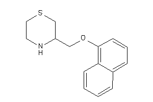 3-(1-naphthoxymethyl)thiomorpholine