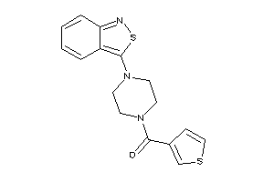 Image of [4-(2,1-benzothiazol-3-yl)piperazino]-(3-thienyl)methanone