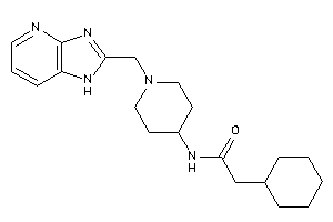 Image of 2-cyclohexyl-N-[1-(1H-imidazo[4,5-b]pyridin-2-ylmethyl)-4-piperidyl]acetamide