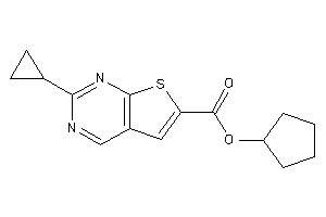 2-cyclopropylthieno[2,3-d]pyrimidine-6-carboxylic Acid Cyclopentyl Ester