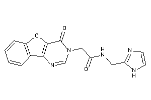 N-(1H-imidazol-2-ylmethyl)-2-(4-ketobenzofuro[3,2-d]pyrimidin-3-yl)acetamide