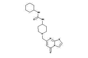 1-cyclohexyl-3-[1-[(5-ketothiazolo[3,2-a]pyrimidin-7-yl)methyl]-4-piperidyl]urea